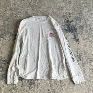 VINEYARD VINES MERRY CHRISTMAS LONG SLEEVE TEE